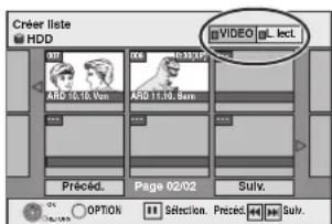 PANASONIC DMREH575 - Définissez les titres et listes de lecture à copier. - 2