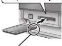 PANASONIC DMREH575 - Introduction de la carte Removing the card - 2