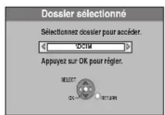 PANASONIC DMREH575 - Pour selectionner un dossier parent - 2