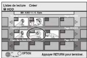 PANASONIC DMREH575 - Appuyez sur [2, 1] pour selectionner le chapitre que vous pouze ajouter a la liste de lecture, puis appuyez sur [OK]. - 1