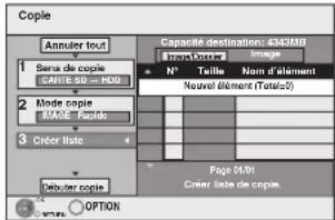 PANASONIC DMREH575 - Copie avec utilisation de la liste de copie - 2