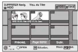 PANASONIC DMREH575 - Utilisation du SUPPRIMER Navig. pour supprimer - 1