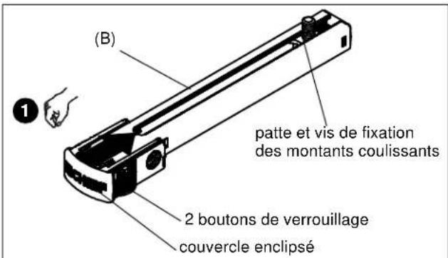 Chief SLBUW - Retrait des adaptateurs à vis des pieds SLBU/SLMU - 1