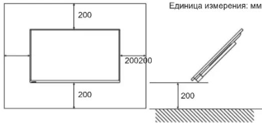 SHARP PN65TH1 - Установка с наклоном назад - 1