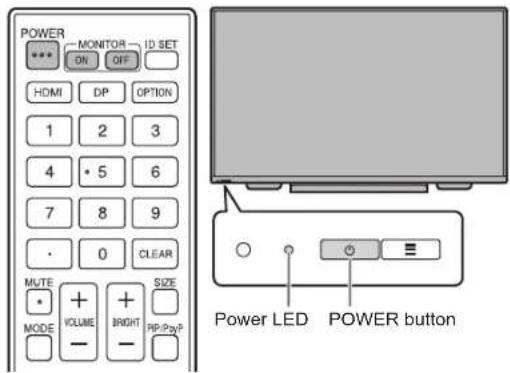 SHARP PN65TH1 - Turning power on/off - 1
