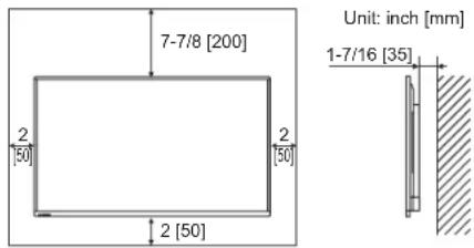 SHARP PN65TH1 - MOUNTING PRECAUTIONS - 2