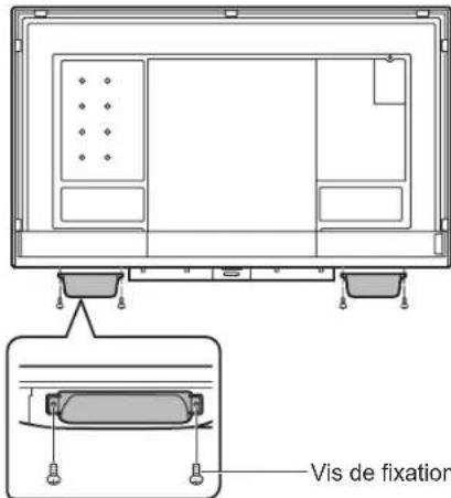 SHARP PN65TH1 - ■Fixation du cache de haut-parleur - 1