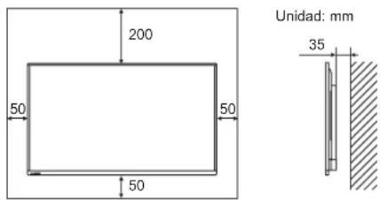 SHARP PN65TH1 - PRECAUCIONES DE MONTAJE - 2