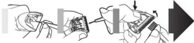 PANASONIC ER1421 - Limpieza de la cucilla - 1
