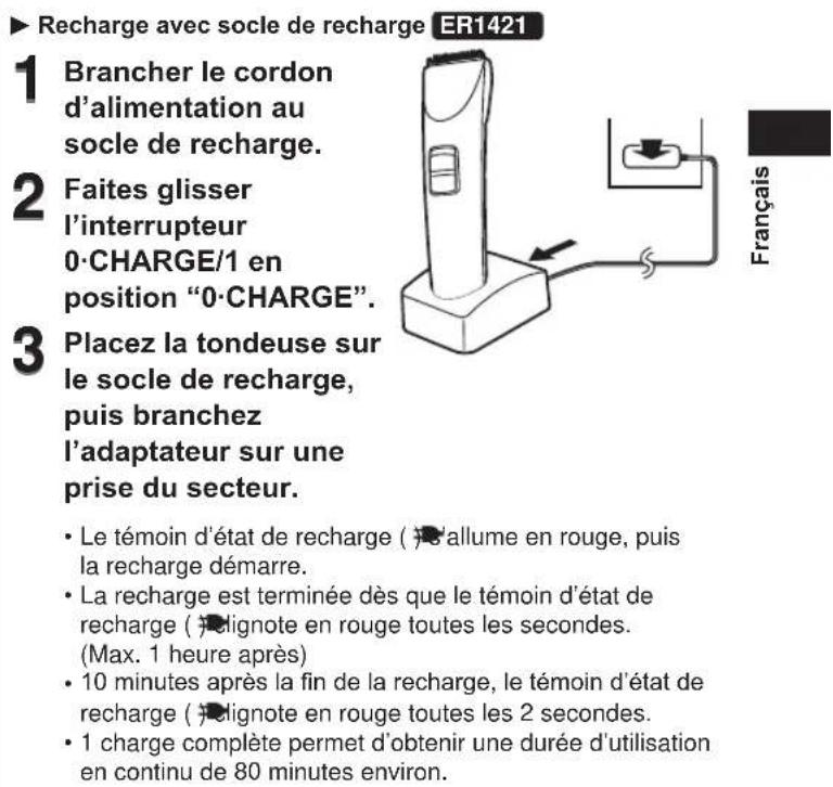 PANASONIC ER1421 - \section*{Charakteristiques} - 3