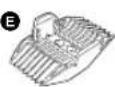 PANASONIC ER1421 - Identifisere deler - 5