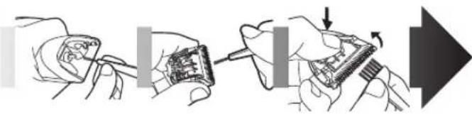 PANASONIC ER1421 - Teran puhdistaminen - 1
