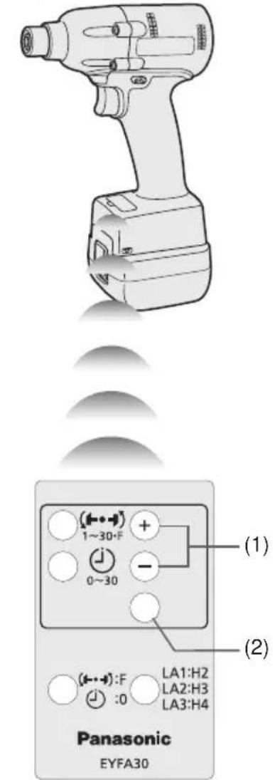 PANASONIC EYFLA3 - Configuring the torque clutch setting - 1