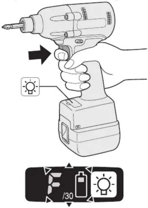 PANASONIC EYFLA3 - Impostazione dell'attrezzo sulla modalità di configurazione - 1