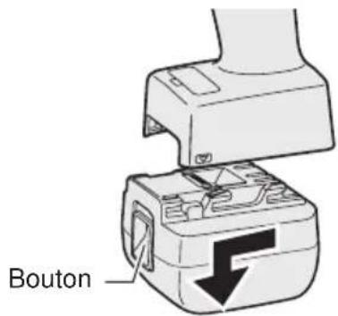 PANASONIC EYFLA3 - Fixation ou retrait de la bat- terie autonome - 2
