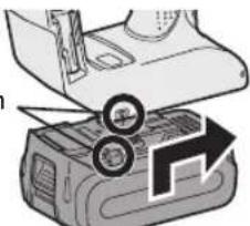 PANASONIC EY7840 - Anbringen oder Abnehmen des Akkus - 1