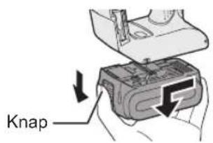 PANASONIC EY7840 - Isætning og udtagning af batteripakningen - 2