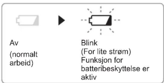 PANASONIC EY7840 - Varsellampe for at batteriet er for lavt - 1