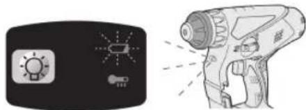 PANASONIC EY7840 - Akkuladungs-Warnlampe - 4