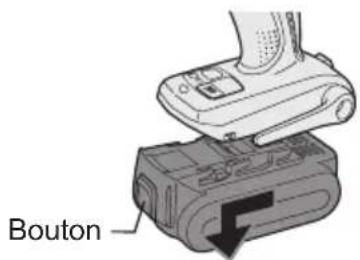 PANASONIC EY7541 - Fixation ou retrait de la bat- terie autonome - 2