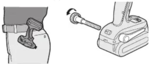 PANASONIC EY7541 - Modifica del lato del gan- cio da cintura - 1