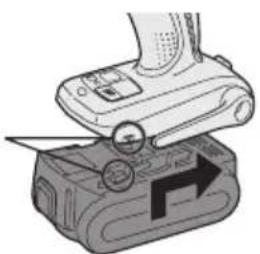 PANASONIC EY7541 - Per collegare il pacco batteria: - 1