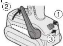 PANASONIC EY7542 - Die Riemenhaken-Winkelposition einstellen - 1