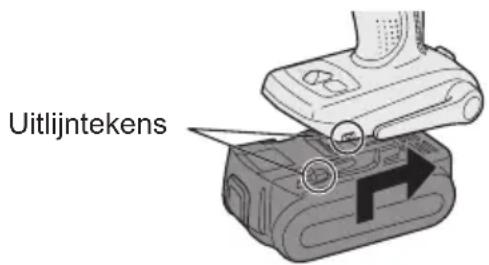 PANASONIC EY7542 - Bevestigen en verwijderen van de accu - 1