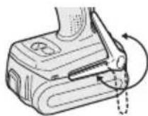PANASONIC EY7542 - Indstilling af bæltekrogens vinkelposition - 2