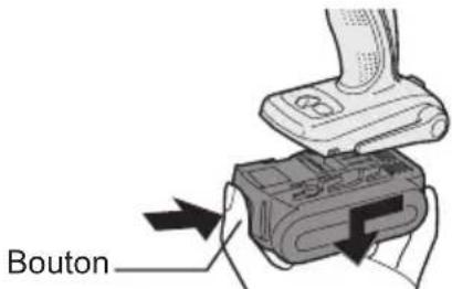 PANASONIC EY7542 - Fixation ou retrait de la batterie autonome - 2
