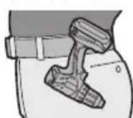 PANASONIC EY7542 - Montering av bälteskroken på motsatt sida - 1