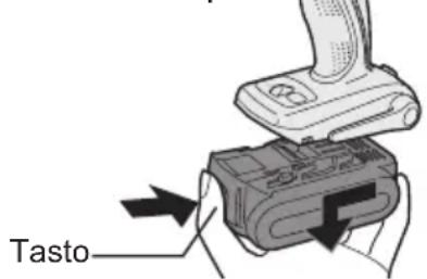 PANASONIC EY7542 - Applicazione o rimozione del pacco batteria - 2