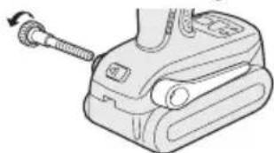 PANASONIC EY7542 - Verplaatsen van de riemclip - 2