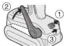 PANASONIC EY7542 - Para establisher la posicion del ángulo del gancho de cinturón - 1