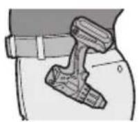 PANASONIC EY7542 - Vyölenkin käyttopuolen muuttaminen - 1