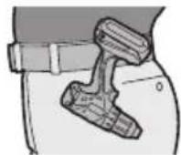 PANASONIC EY7542 - Para Cambiar el lugar deubicación del gancho decinturón - 1