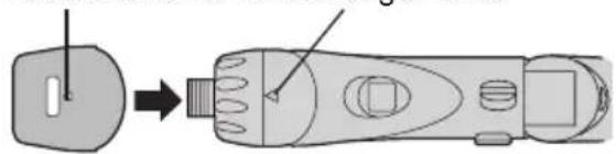 PANASONIC EY7411 - Anbringen der Abdeckung - 1