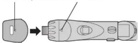 PANASONIC EY7411 - Bevestigen van de afdekkap - 1