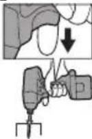 PANASONIC EY7202 - Gebruik van de eén-shot slagfunctie - 1