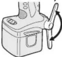 PANASONIC EY7202 - To set the belt hook angle position - 2