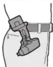 PANASONIC EY7202 - To change the belt hook location side - 1