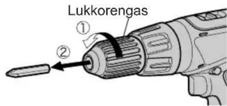 PANASONIC EY6950 - KOKOAMINEN Terän kiinnitys tai poisto - 2