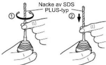PANASONIC EY6813 - Hur borrskaret monteras - 1