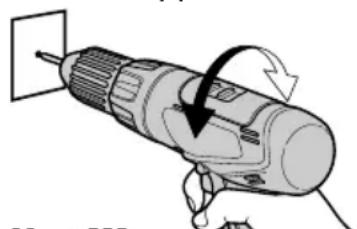 PANASONIC EY6450 - Funzioni di bloccaggio di della punta - 1