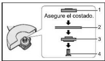 PANASONIC EY46A2 - Uso de un protector de disco de corte (disponible como accesorio, no incluido) - 1