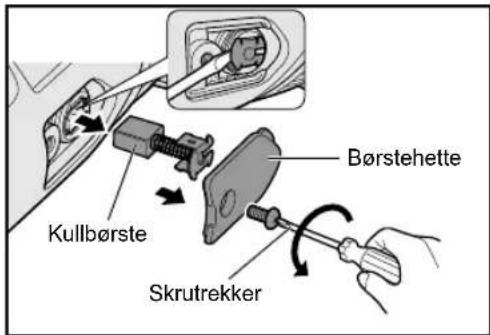 PANASONIC EY46A2 - Skifte ut kullbørster - 1