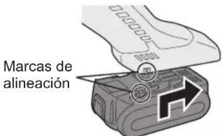PANASONIC EY4640 - Colocacion y extracción de la bateria - 1