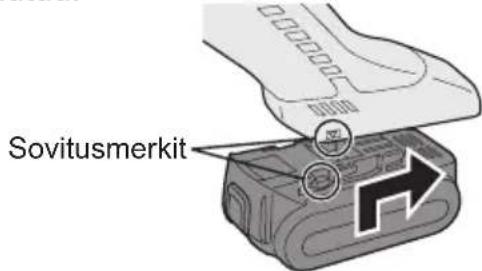 PANASONIC EY4640 - Akun kiinnittäminen tai irrottaminen - 1