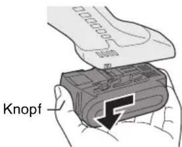 PANASONIC EY4640 - Anbringen oder Abnehmen des Akkus - 2