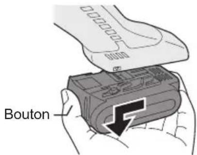 PANASONIC EY4640 - Fixation ou retrait de la batterie autonome - 2